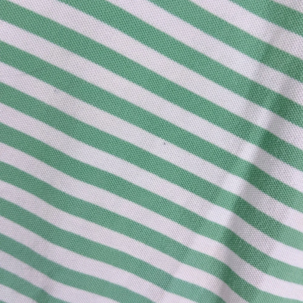 Polo Ralph Lauren Green White Striped Short Sleeve Cotton Polo Shirt Men's 4XB